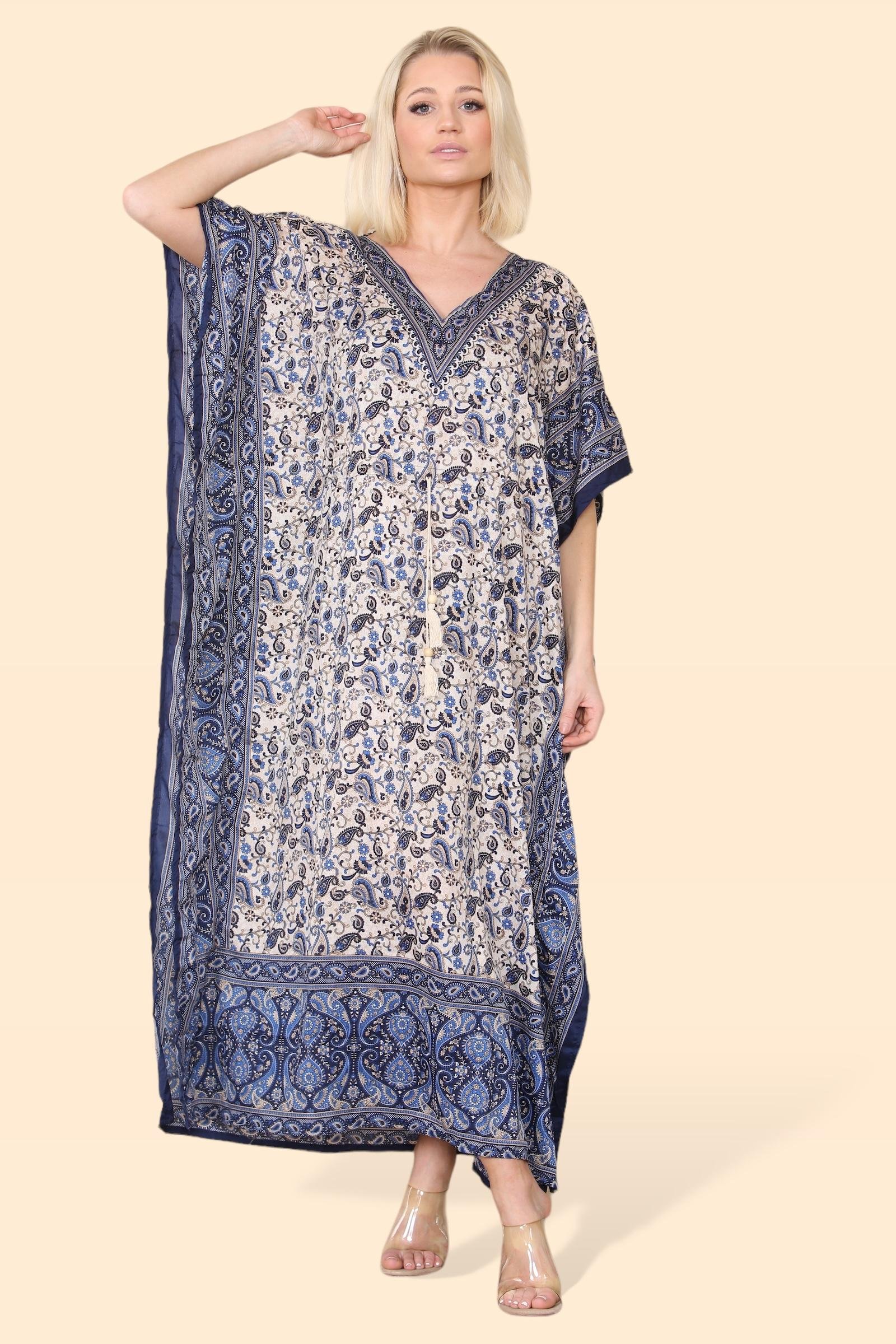 Robe longue style caftan