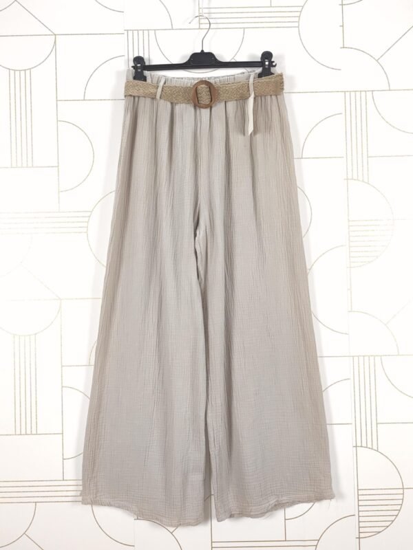 Pantalon en gaz de coton