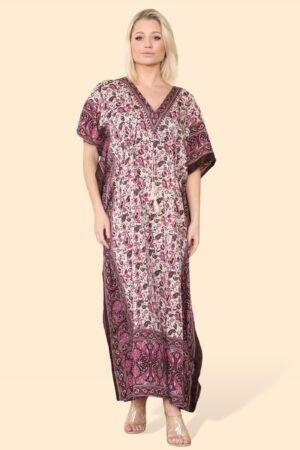 Robe longue style caftan