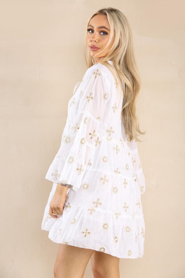 Tunique / robe courte à broderie – Image 3
