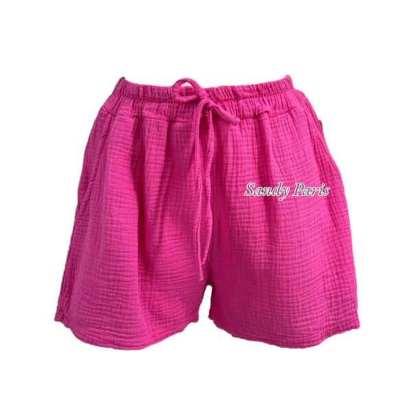 Short en gaz de coton – Image 2