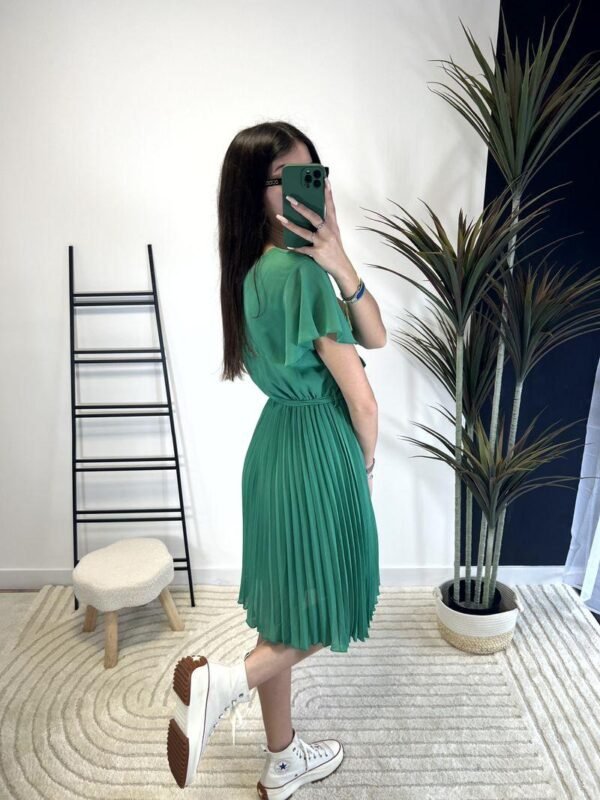 Robe courte plissée – Image 3