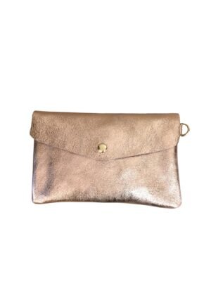 Pochette à sangle amovible en cuir
