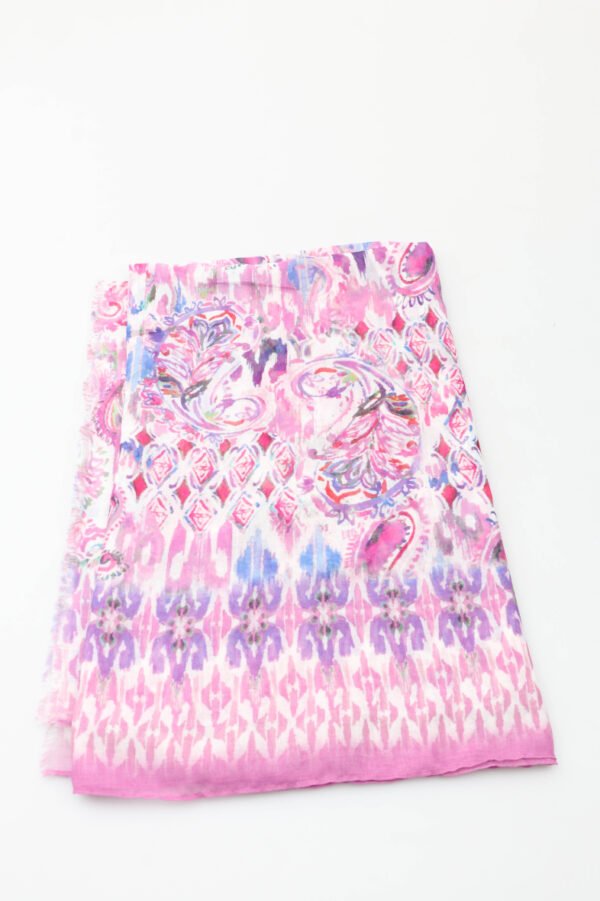 Foulard imprimé fleurs – Image 4