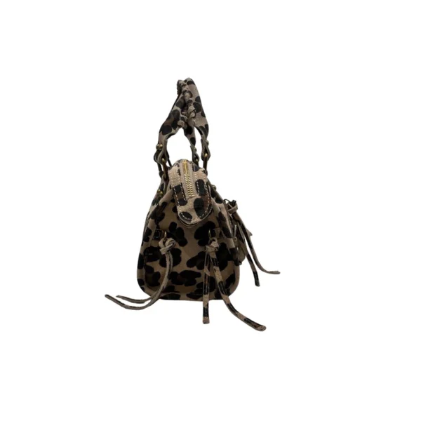 Sac à main en cuir suédé léopard smallg – Image 3