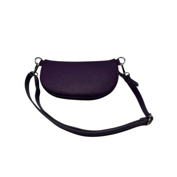 Sac banane en cuir grainé 22cm – Image 2