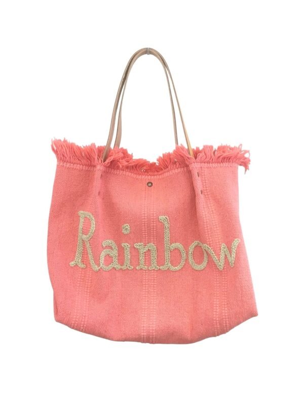 Sac bohème « Rainbow » rose – Image 2