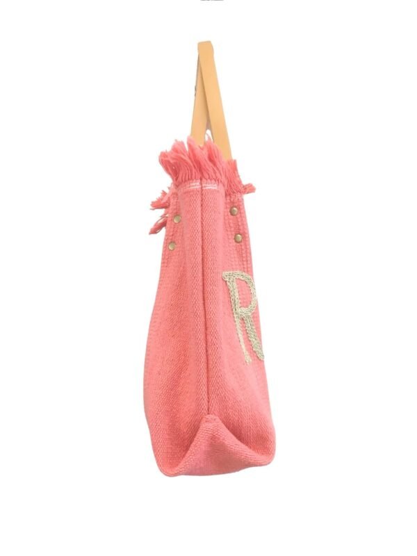Sac bohème « Rainbow » rose – Image 3