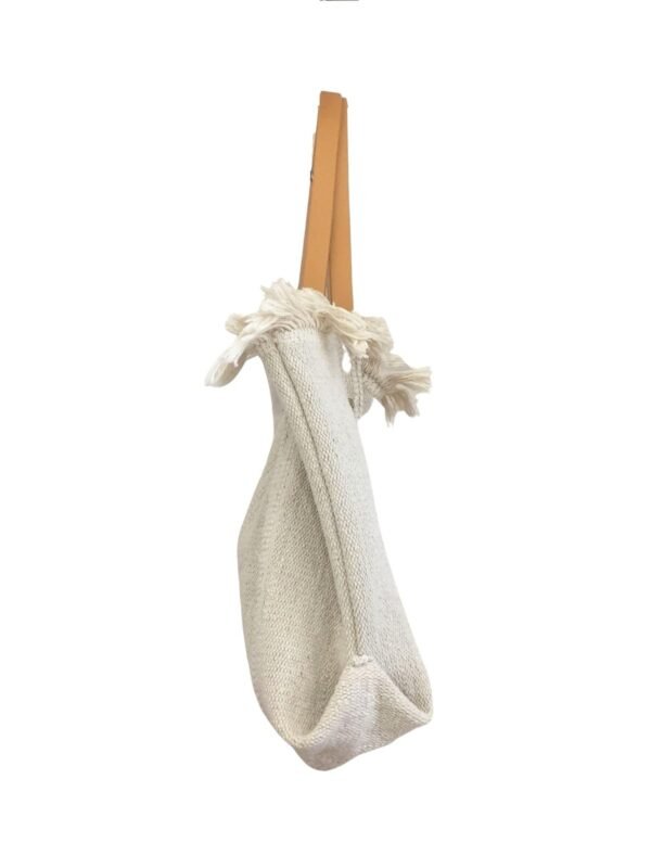 Sac bohème « Poésie » beige – Image 4