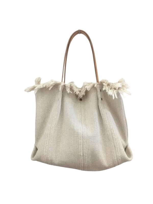 Sac bohème « Poésie » beige – Image 3